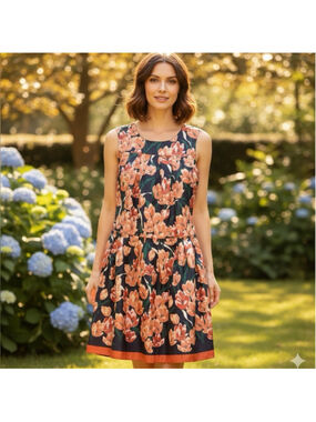 Mackintosh Philosophy Japan Floral Tea Dress Size 36/ S